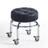 Taburete pequeño con ruedas, taburete bajo, taburete de rodaje silencioso, taburete para caminar para niños, taburete de manicura, taburete de pedicura, taburete para cambiarse de zapatos, herramienta para el cuidado infantil