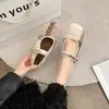 Nuevos zapatos Mary Jane de estilo francés con suela blanda para mujer, moda de noche, zapatos slip-on de terciopelo de nicho para otoño e invierno 2026