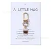 Hebilla de Puerta de Taza de Café Nueva Transfronteriza Tarjeta Llavero Colgante Decorativo para Bolsa de Aceite Colgante Pequeño