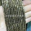 Pedra da vesícula preta wafer hexagonal joia DIY pulseira acessórios com contas espaçador junta espaçador de pedra da vesícula preta contas soltas