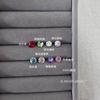 Número de cores requintado! 6mm orelha osso stud orelha worm stud titânio aço não-desbotamento parafuso brincos brincos nicho temperamento zircão brincos