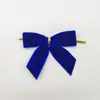Cinta de Terciopelo Personalizada de 2.5cm con Lazo, Atmósfera Navideña, Decoración DIY para Árbol de Navidad, Accesorios Festivos de Recuerdo