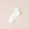 Calcetines para Hombre, Algodón Puro, Calcetines Finos para Primavera y Verano, Absorbentes de Sudor, Anti-Olor, Anti-Pilling, Calcetines Deportivos Casuales, Calcetines de Algodón, Calcetines Blancos