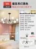 Lámpara de araña de lujo ligero nórdico para sala de estar, lámpara creativa simple moderna de frijol mágico, dormitorio principal, comedor, iluminación Zhongshan, nuevo estilo 2026