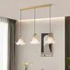 Candelabro de restaurante estilo francés, lámpara colgante lineal con flores de lirio del valle y lazos, de color crema, lámpara colgante de lujo ligero para comedor y barra de bar