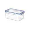 Caja de almacenamiento rectangular para refrigerador con tapa, de plástico sellado, para mantener la frescura, lonchera calentada en microondas con tapa para trabajadores de oficina.