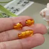 Ámbar Cera de Abeja Amarillo Pollo Hebilla de Collar Polvo Presión Hebilla de Pulsera Tensor Conector Accesorios de Joyería Marfil Venta al por Mayor