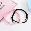 Pulsera de pareja juramento de amor de aleación un par de succión magnética amor caliente pulsera para hombres y mujeres joyería venta al por mayor transfronteriza exclusiva