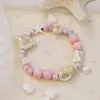 Pulsera de Cerámica para Mujer, Dulce y Versátil, Artística y Sencilla, Pulsera Serie Océano Fresco, Pulsera de Nicho de Lujo Ligero para Mujer