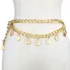 Cadena de Cintura con Colgante de Metal Elegante Transfronterizo Nueva Moda Tendencia Cadena para el Cuerpo de Chica Popular Cadena de Cinturón para Vestido
