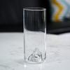 Taza de vidrio de borosilicato retro Vista de la montaña Fuji vista de montaña y río Taza de montaña taza para beber taza de té resistente al calor Taza Maestra Creativa