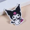 Broche de Acrílico Desenho Animado Ins Insígnia Kuromi Decoração de Mochila Presente Broche