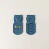 Calcetines Antideslizantes de Dibujos Animados para Bebé de Media Caña para Caminar en Interiores Calcetines de Piso para Bebé Niños Niñas Niños Calcetines de Otoño Invierno 1-3