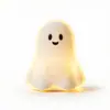 Luz de noite tátil de silicone em formato de nuvem, cogumelo, pintinho ou fantasma, personalizável para mesa de cabeceira do quarto como uma luz ambiente suave
