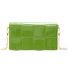 Bolso Tejido Bolso Pequeño 2025 Verano Nuevo Bolso de Gelatina Simple y Versátil de Un Hombro Cruzado Moda Bolso Cuadrado Pequeño Bolso de Mujer