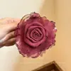 Pinza para el cabello de lujo de alta gama en color marrón, tamaño grande nuevo para cabello grueso, pinza de tiburón para recogidos en la parte posterior de la cabeza, accesorio para el cabello de uso diario