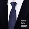 Gravata Masculina com Zíper Gravata Social de Negócios Estilo Coreano Sem Nó Preto Azul Listrado Fácil de Puxar Noivo Vermelho