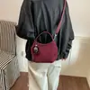 Bolso tipo cubo de moda y con estilo transfronterizo para mujer, colección otoño 2026, color liso, correa de cadena, bolso de hombro, bolso cruzado y juego de bolsos