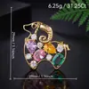 Colección de Año Nuevo 2026: Broche de Cordero del Zodiaco Dorado, un pasador elegante y con estilo para mujer, perfecto como accesorio o regalo de Año Nuevo
