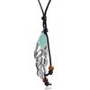 Cadena de suéter estilo étnico ropa versátil accesorios de aleación hombres y mujeres collar largo retro de hilo encerado venta al por mayor