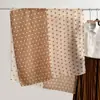 Diseño creativo sentido punto de ola estrella de cinco puntas alta combinación de colores bufanda de seda bufanda de algodón mujer primavera y otoño chal decorativo