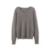 Serie DopaminaTejido Pesado Cepillado ~ Suéter de Punto de Seda y Cachemira Suave y Cómodo para Mujer, Jersey de Otoño e Invierno