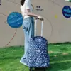 Bolsa de carrito universal de gran capacidad, lona impermeable, bolsa de viaje para distancias largas y cortas, bolsa de carrito para equipaje de mano de 20 pulgadas, unisex