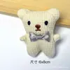 Boneca Pingente Animal Urso de Pelúcia Desenho Animado Acessórios DIY Enfeites Sapatos de Coelho Chapéus Acessórios de Bancas de Roupas Venda por Atacado