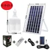 Luz LED Solar Recargable para Interiores, Luz de Emergencia para Apagones en Casa, Bombilla de Luz para Puesto de Mercado Nocturno con Control Remoto