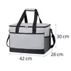 Bolsa Térmica de 35L, Suministro Exclusivo Transfronterizo de Bolsa de Hielo de Tela Oxford Impermeable, Bolsa Térmica de Gran Capacidad para Picnic al Aire Libre Montada en Coche Fábrica
