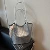 Bolso Casual de Gran Capacidad para Viajes Diarios para Mujer 2026 Nueva Moda Bolso de Hombro Versátil Bolso Tote Tejido a Mano