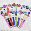 Bonito Dos Desenhos Animados Oceano Série Mundial Caneta De Borracha Macia Frisado Diy Acessórios Beads Destacável Contas Queimadas Contas Atacado