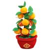 Decoração de Ano Novo 2026 Árvore Laranja Ornamento de Mesa Árvore de Flor de Pessegueiro Atacado Dia de Ano Novo Festival da Primavera Arranjo de Cena