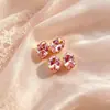 Huevo de Paloma Garra de Zirconio 5*7 Garra Diamante Base de Cobre Puro 18K Chapado Pulsera de Retención de Color Alta Materiales para Joyería Accesorios