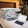 Pluma de Graffiti DIY para Llantas Transfronteriza, Pluma de Pintura Especial a Base de Aceite que Cambia de Color para Colorear Llantas de Coche, Impermeable y que No se Desvanece