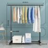 Arara de Roupas de Chão Quarto Monoposto Simples Varal de Varanda Cabideiro Móvel para Casacos e Chapéus Vela Excelente