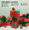 Vitrine de Shopping Center Abertura Ano Novo Decorações Cabeça de Pilha Meichen Caixas de Presente de Shopping Center Arranjo de Cena Dourado Vermelho Novos Produtos de Árvore de Natal