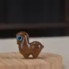 Sândalo Ano do Cavalo Boa Sorte Prosperidade Dinastia Tang Zodíaco do Cavalo Corrente de Celular Chaveiro Cavalo Pingente do Ano do Cavalo Pingente de Natal
