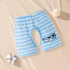 Pantalones de Entrepierna Abierta para Bebé Shorts Verano Pantalones Delgados de Algodón para Niños y Niñas Entrepierna Abierta para Bebé Calzoncillos para Niños Pantalones Cinco Puntos