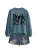Nerd de Libros Amazon Ebay Estación Independiente Moda Elegante Casual Nueva Sudadera Camiseta Básica para Mujer Otoño e Invierno
