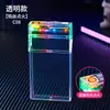 Estuche Transparente Delgado para Cigarrillos con Encendedor Incorporado, Capacidad para 20 Cigarrillos, Encendedor Integrado, Estuche Electrónico para Cigarrillos, Suministro Transfronterizo