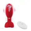 Venda Quente Transfronteiriça Personalizado Rosa Negra Giratório e Torcedor Controle Remoto por App Plug Anal Vibratório Dispositivo de Masturbação Feminina Produtos Adultos