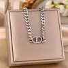 Venta caliente transfronteriza collar de acero de titanio de lujo ligero para todo el cuerpo, personalidad de mujer, moda, chapado en oro de 18 quilates, cadena de clavícula, joyería que no se decolora