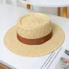 Sombrero de Paja Sombrero de Playa Sombrero de Copa Plana Sombrero de Verano para Mujer para Salir Sombrero de Sol para Playa Sombrero Protector Solar Sombrilla para Mujer Sombrero de Verano