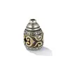 Pulseira de Cabeça de Buda Três Vias com Padrão de Rolo Retrô Acessórios de Contas do Tibete Contas de Buda Brinquedo Nuvem de Volta Acessórios de Pulseira e Colar de Contas de Buda