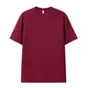 Camiseta de Manga Curta Lisa Versátil de Verão Nova Refrescante Pesada Sorona Antibacteriana Gola Redonda Solta para Revenda