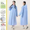 Capa de Chuva Longa para Patinetes Elétricos, À Prova de Tempestade, Impermeável para Uso Externo Adulto, Espessada, Capa de Chuva Integrada para Bicicletas Elétricas