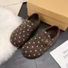 Zapatos cómodos de lunares para mujer, zapatos casuales, planos versátiles, diseño de hebilla estilo francés, zapatos casuales con plataforma interior 2026, zapatos de invierno sin cordones