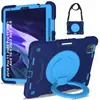 Funda Protectora de Silicona Anticaídas para iPad Infantil Adecuada para Tableta Apple Pro de 11 pulgadas Correa Pulsera Soporte Giratorio Aire