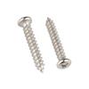 Tornillos Autoperforantes de Acero al Carbono Niquelado con Cabeza Redonda Phillips Pa Tornillos Autoperforantes para Madera M1.4-M4 Pernos
